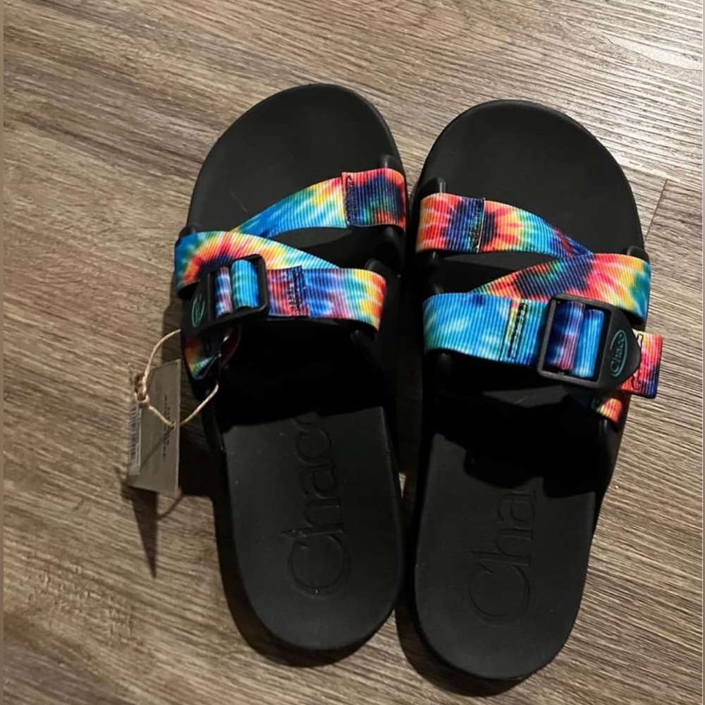 Tie dye chacos. NWT